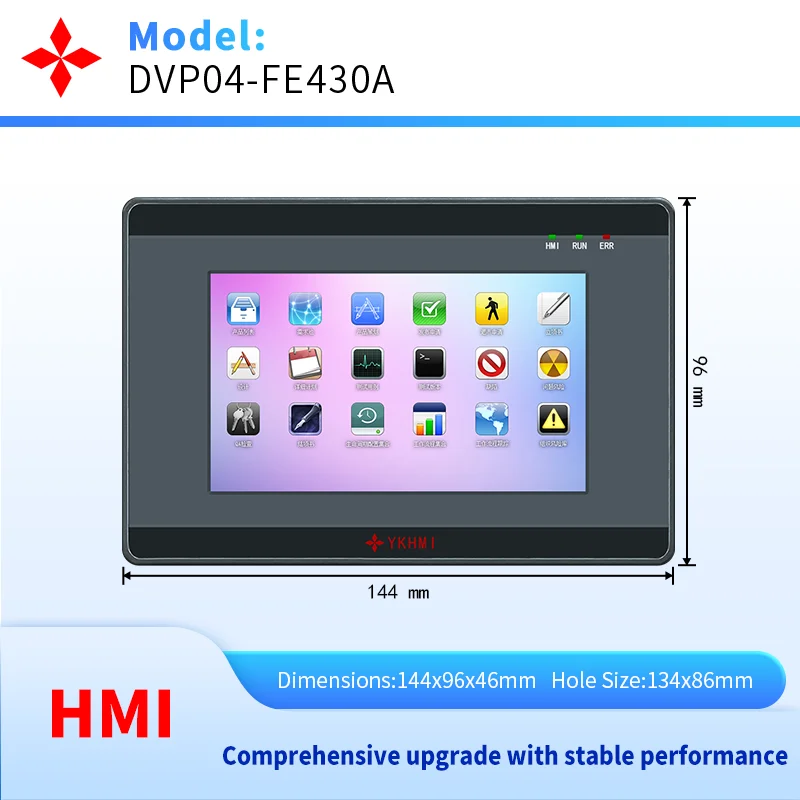 Dvp 4.3 Inch Hmi To…