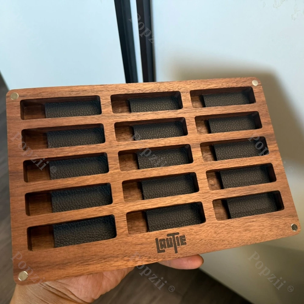 Jouets Fidgeting LAUTIE Choc, présentoir EDC en bois, cadre, Gadget Cool, ornement de Table EDC