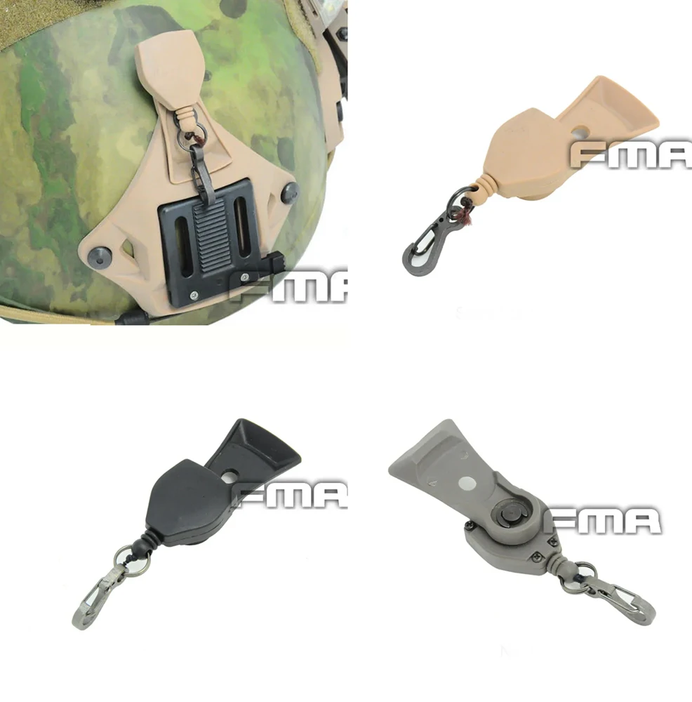 Tactische helmaccessoires NVG Lanyard voor Ops Core VAS drie gaten lijkwade