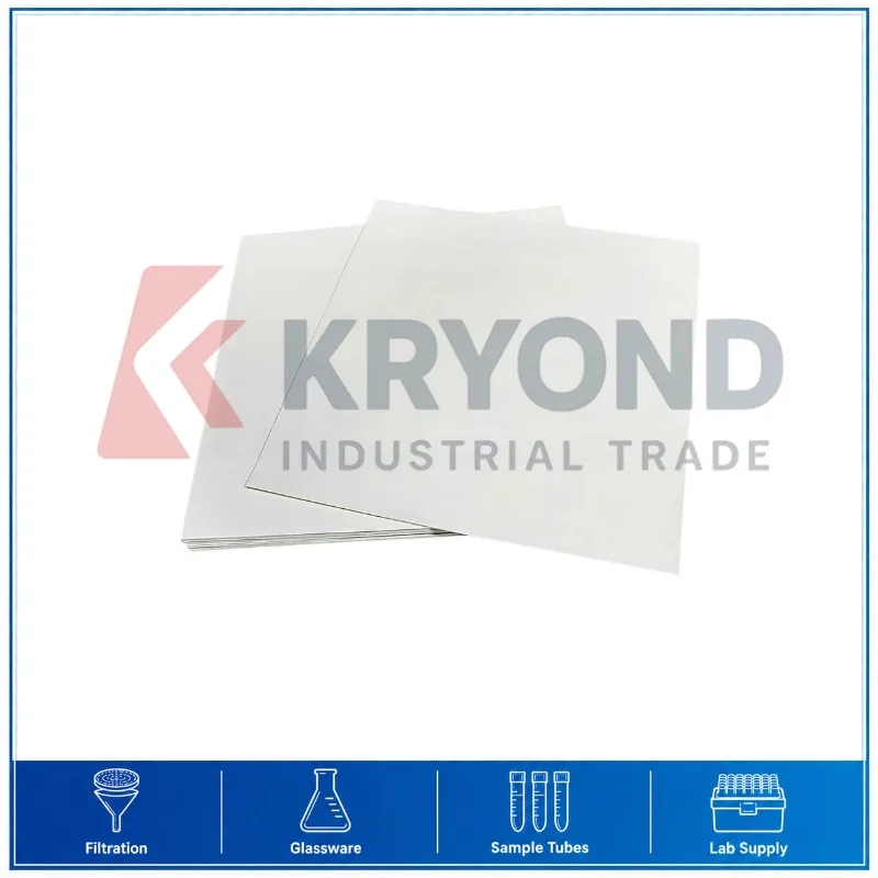 Qualitative Laboratory Filter Paper Square 60x60cm 10PK Chemical Filtration Sample Analysis Consumable Research Equipment Use QC