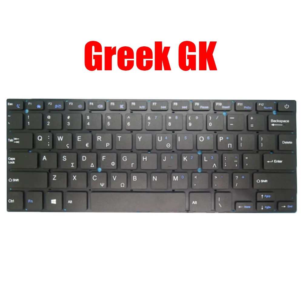 

Greek GK Laptop Keyboard MB27716023 XK-HS002 YXT-NB93-64 YT-277-16-05 K2919 277-16-05 Black Without Frame New