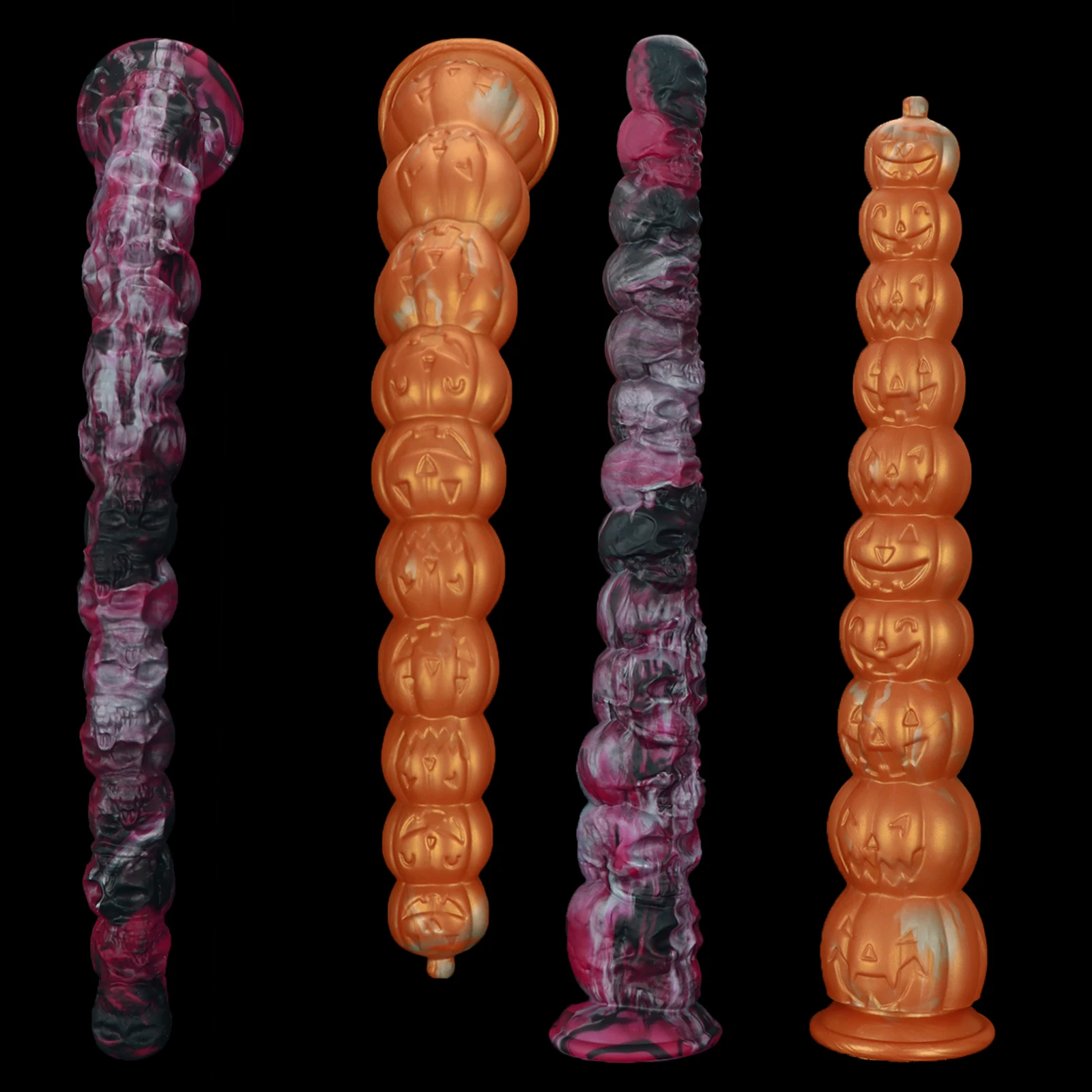 Large Long Halloween Theme Anal Plugs Long Butt Plug Anal Training Expansion Dilator Anal Massager Gay Men Women Adult Sex Toys