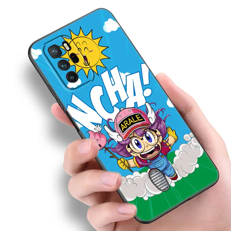 Dr Slump Arale Anime custodia in Silicone nero per Xiaomi Redmi Note 10 11 11S 12 13 4G 8 9 11T Pro 5G Plus 8T 9S 10S 12S