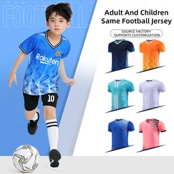 Kid Football Jersey Chirld Quick-drying Training Uniform Comfortable Shirt Men Sportswear Kit Women Tracksuit Sport Suit Clothes