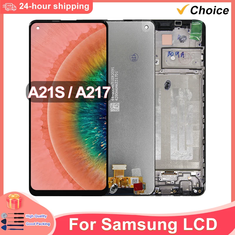 IPS For Samsung Galaxy A21S Display SM-A217F/DS A217 LCD Touch Screen Digitizer Display For Galaxy A21S LCD SM-A217M/DS Screen