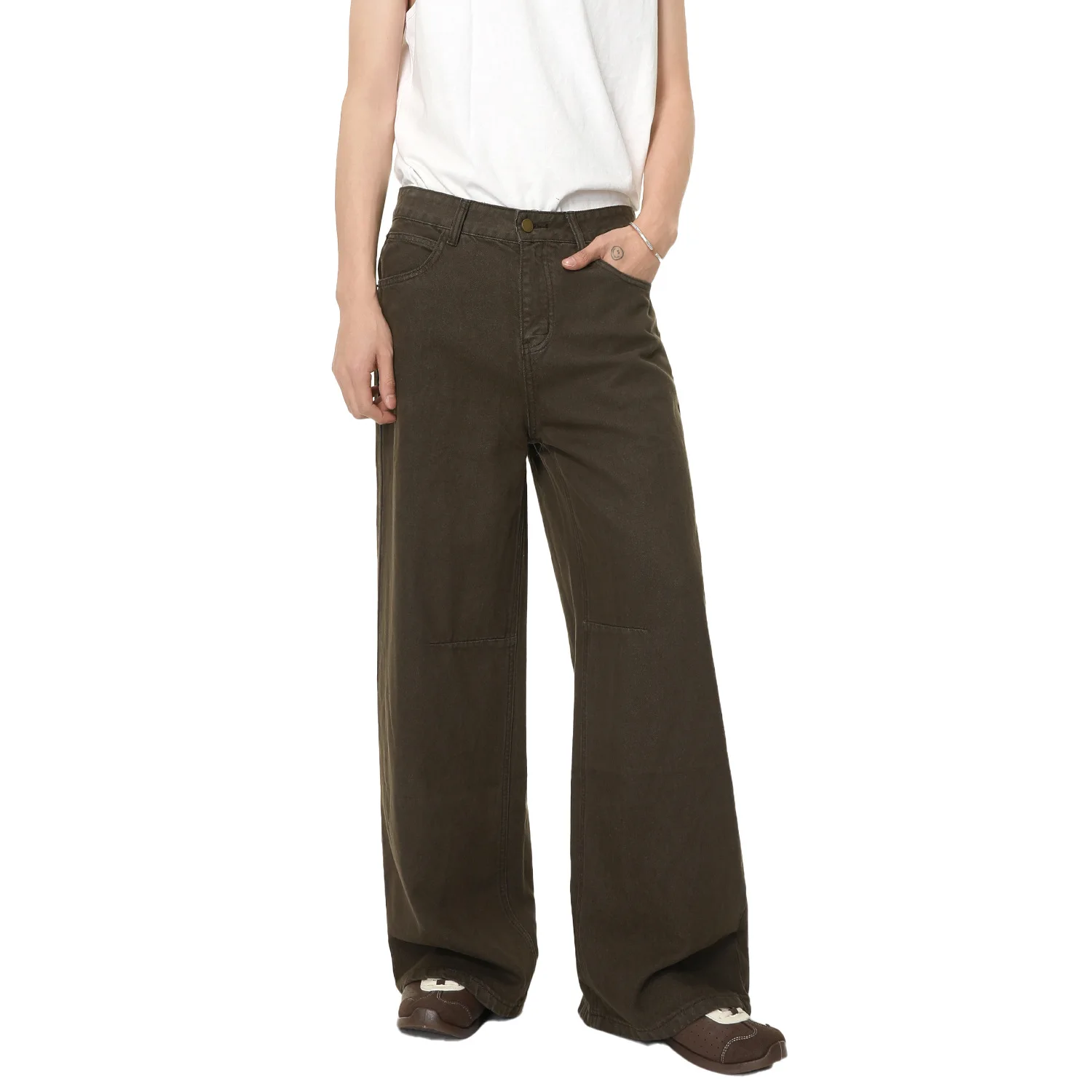 

2026 New Cleanfit Simple Style Pure Cotton Mid-waist Classic Versatile Straight-leg Jeans