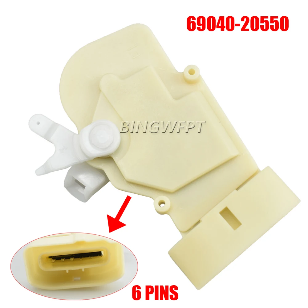 6 PINS For Toyota Celica 2000-2005 Front Left 69040-20550 Front Right 6903020550 Door Lock Actuator Side 69040-20550 69030-20550