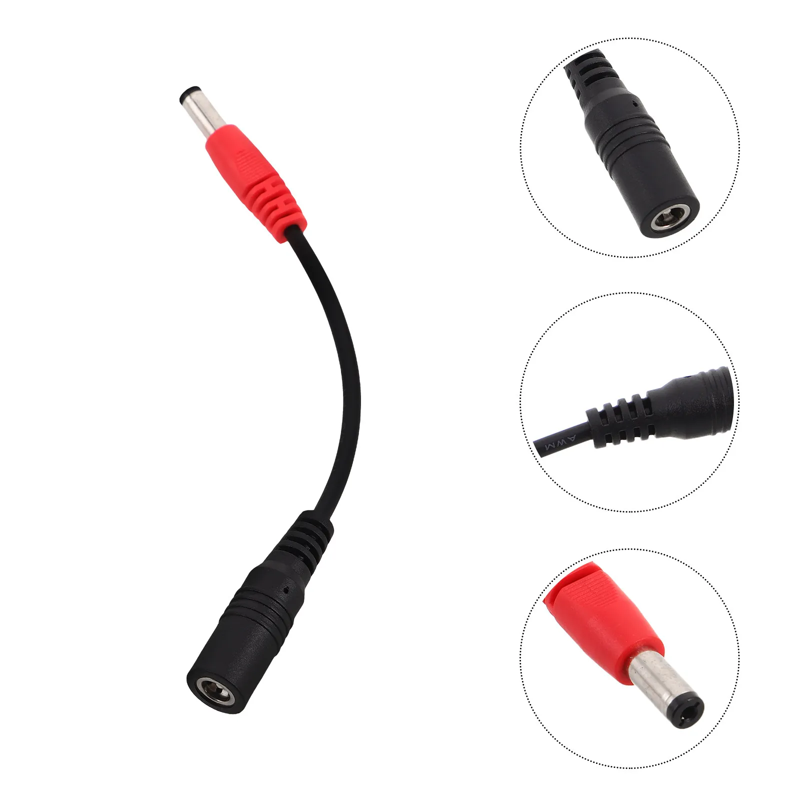 4pcs Guitar Effect Pedals Polarity Conversion Cord Guitar Effector Power Adapter Cord for All Electric Guitar Effects Keyboard