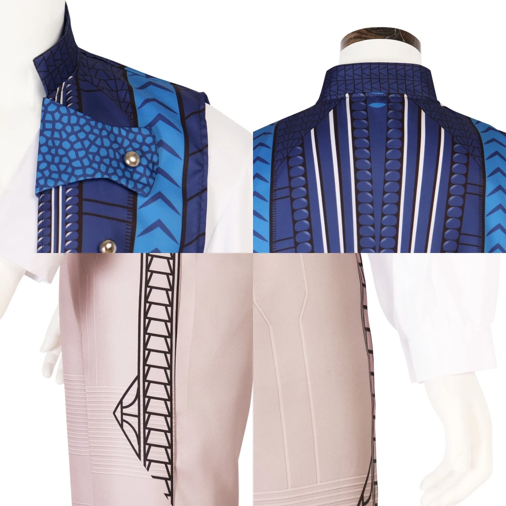 أزياء الأمير فييرو التأثيرية لفتيل الفيلم للرجال الجيدين لحفلات الهالوين كرنفال كوميك كون الزي للرجال تاكرلاما