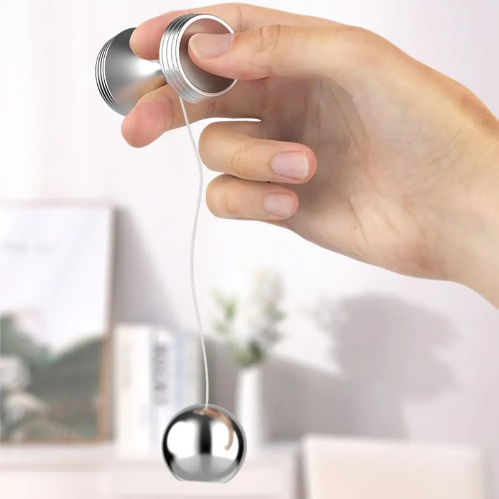 Aluminium Alloy Heavy Fidget Ball Cool Gadgets Sensory Metal Fingertip Ball Manual Skill Spinner Fingertip Adults Children