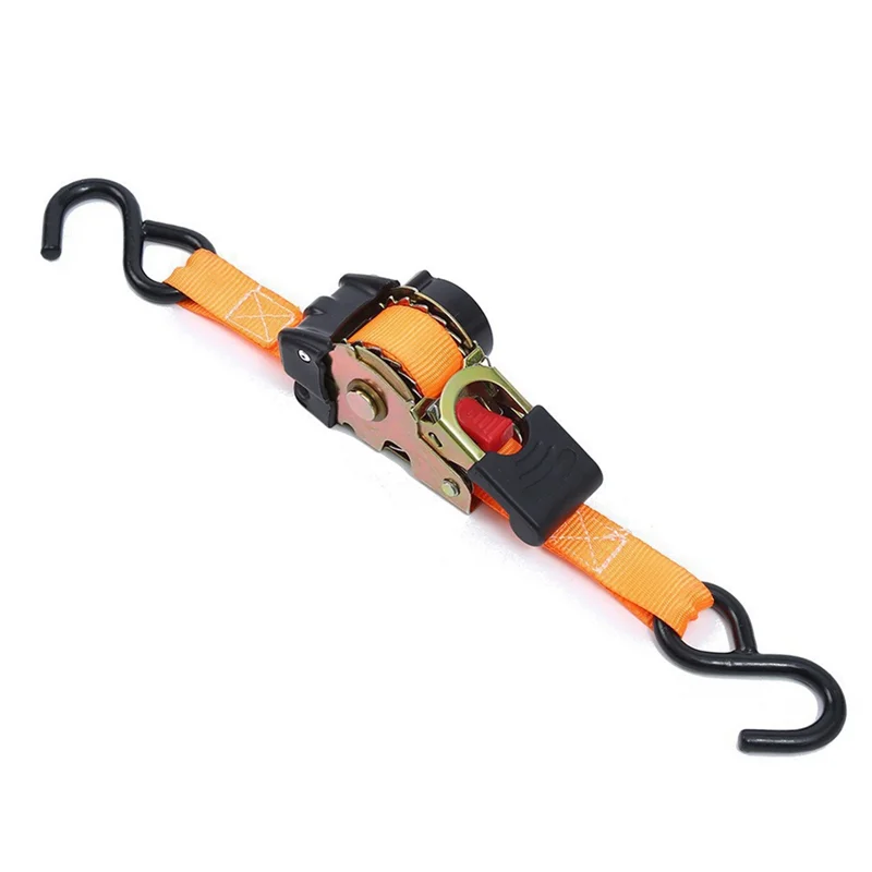 

ABVT-Retractable Auto Ratchet Strap 2M Shrink Bundle Tape Luggage Securing Tensioner Belt