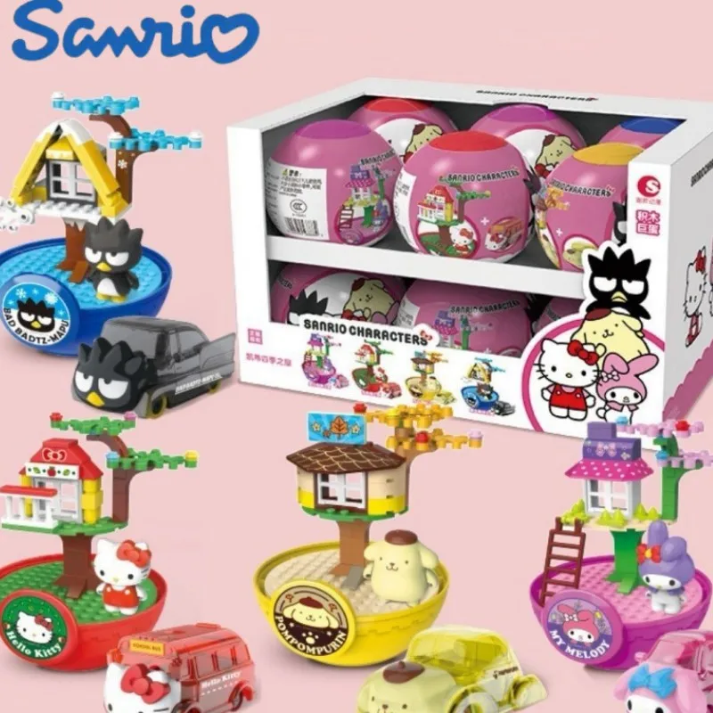 

Детские игрушки Sanrio, Hello Kitty Kuromi Melody Twister, игрушки для загадок, коробки, украшения, Мультяшные подарки для девочек