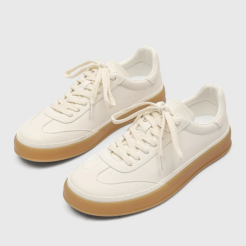 

Men's Tenis Masculino Shoes Men's Leather Skate Shoes Men Fashion Casual Walking Shoes Classic Flats Men Lace-Up Mens Sneakers