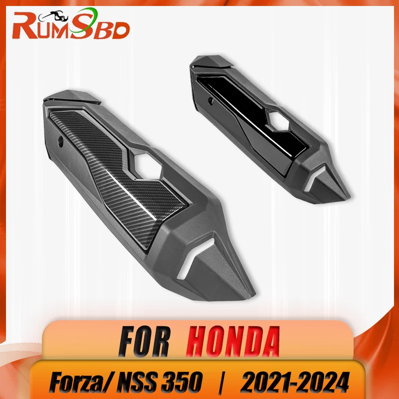 

Motorcycle Heat Shield Shell Anti-Scalding Cap Guard Exhaust Shield Pipe Protection Cover for Honda Forza350 NSS 350 2021-2024