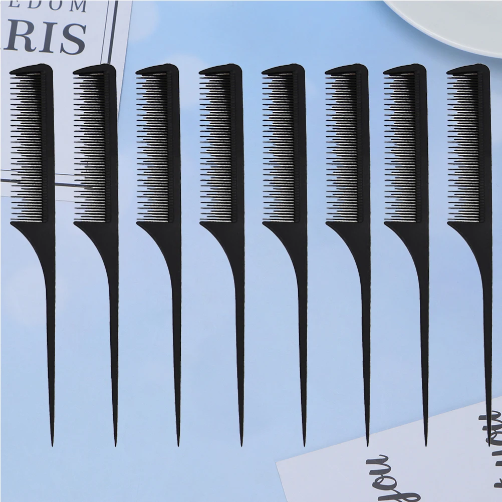

8pcs Anti-Static Skin-Friendly Massage Hair Comb Lightweight Portable -Free Scalp Care Comb For Home Hairdressing Salon