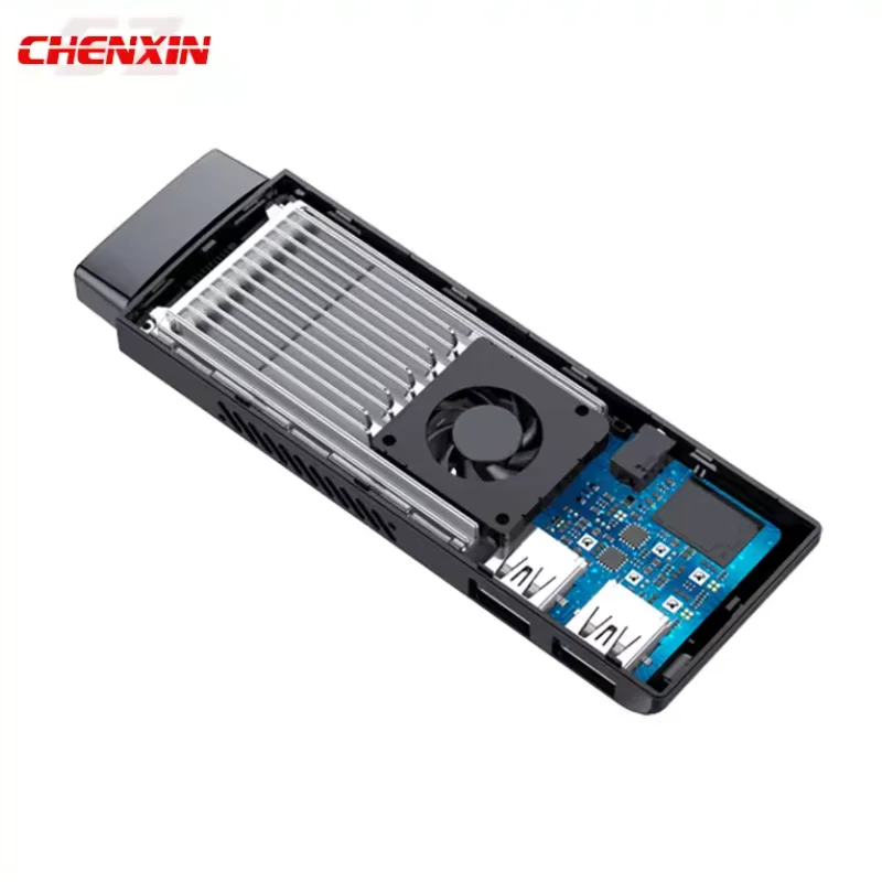CHENXIN M1K Intel Gemini Lake J4125 رباعي النواة كمبيوتر صغير Win11 8G DDR4 256G SSD ثنائي النطاق WIFI BT4.2 2 × USB3.0 HDMI2.0 Mini PC Stick