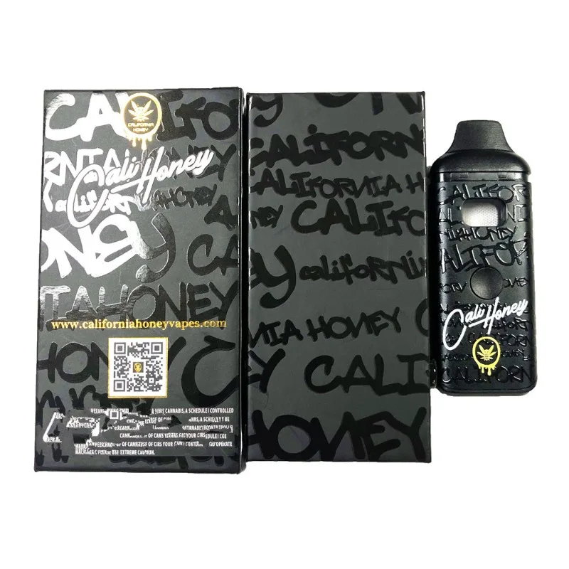 10 Stück California Honey Live Resin Vape Pens 1 ml 2 ml Keramikspule wiederaufladbare E-Zigaretten leere Pod für dicken Ölverdampferstift