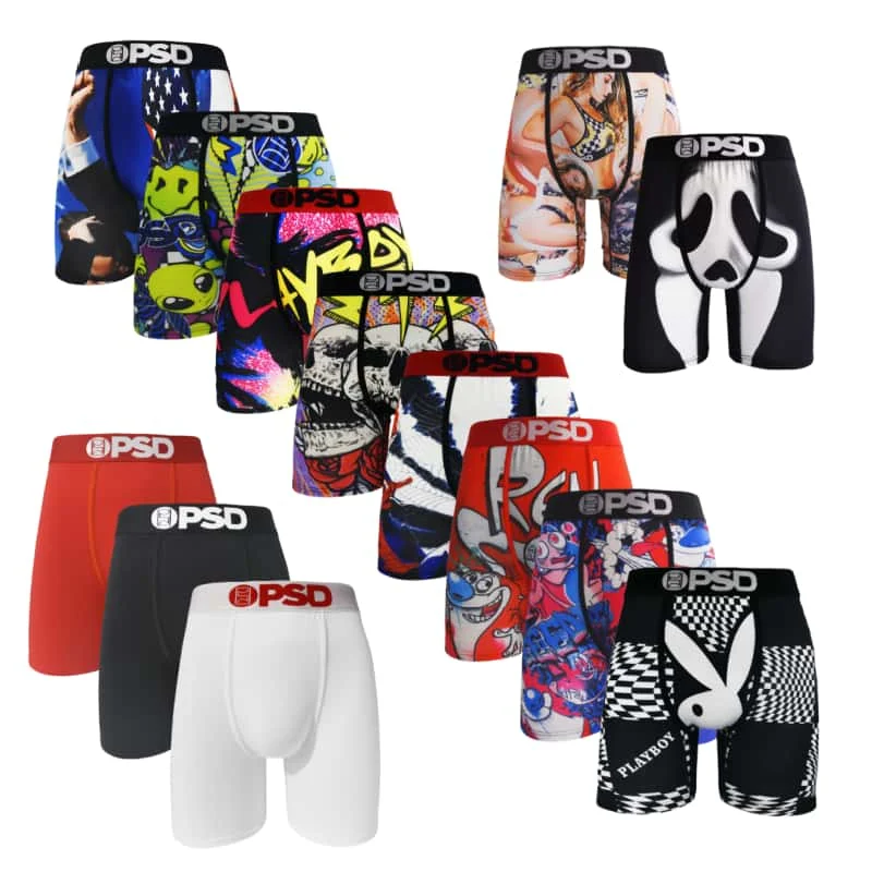 sexy men's underwear boxer shorts fashion men's panties panties printed men's underwear men's boxer