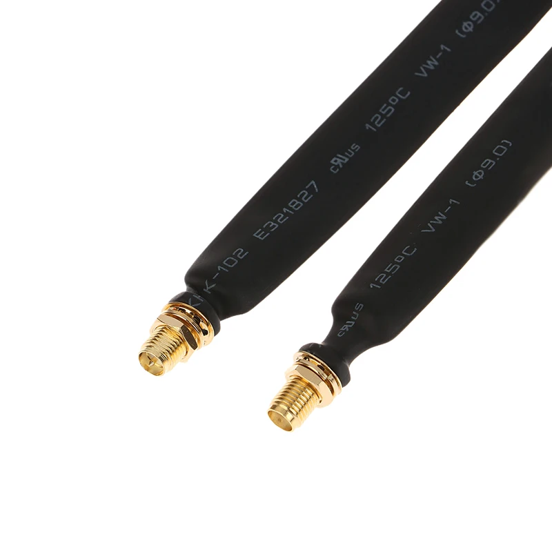 25 سنتيمتر نافذة مسطحة/الباب تمرير من خلال RF كابل محوري RP-SMA ذكر إلى SMA تمديد كابل لمحطة سلك محول الهوائي