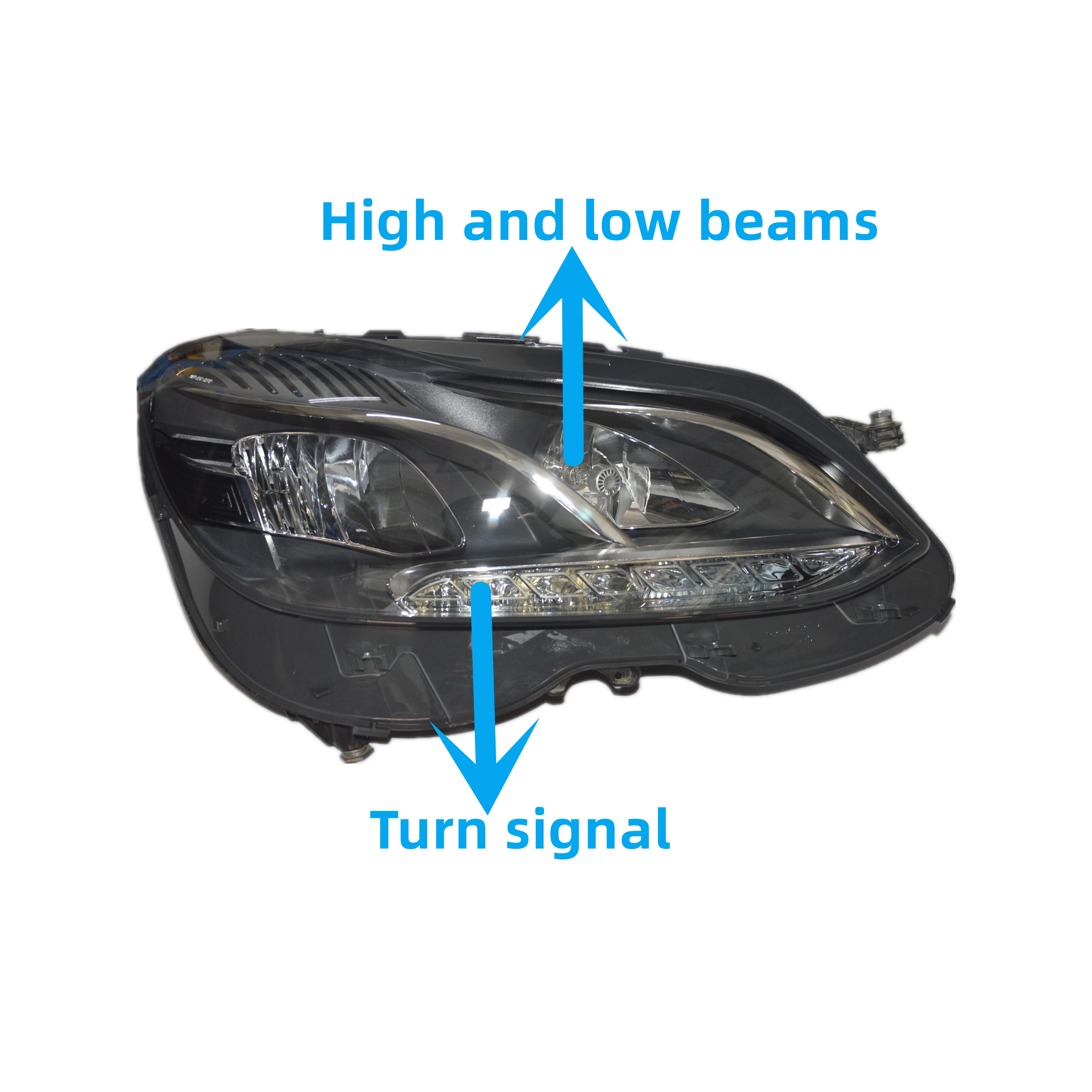 Hot Sell Car Front Assembly Headlamp E Class W212 2014-2016 Signal Flexible Super Bright Led Headlight