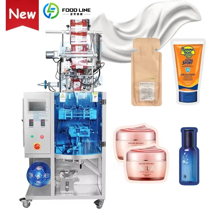 Automatic Vertical Detergent Liquid Irregular Shape Sachet Packaging Shower Gel Cream Shampoo Irregular Sachet Packing Machine