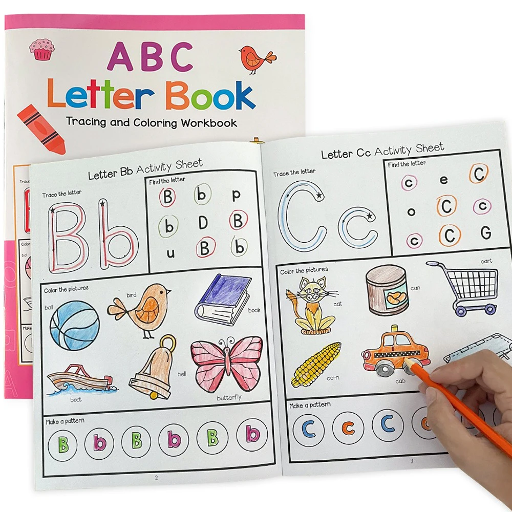 

Colored Pen Control 26 Alphabet in English Highlighted Mathematics Exercises Cognitive Learning Aids for Early Education Book