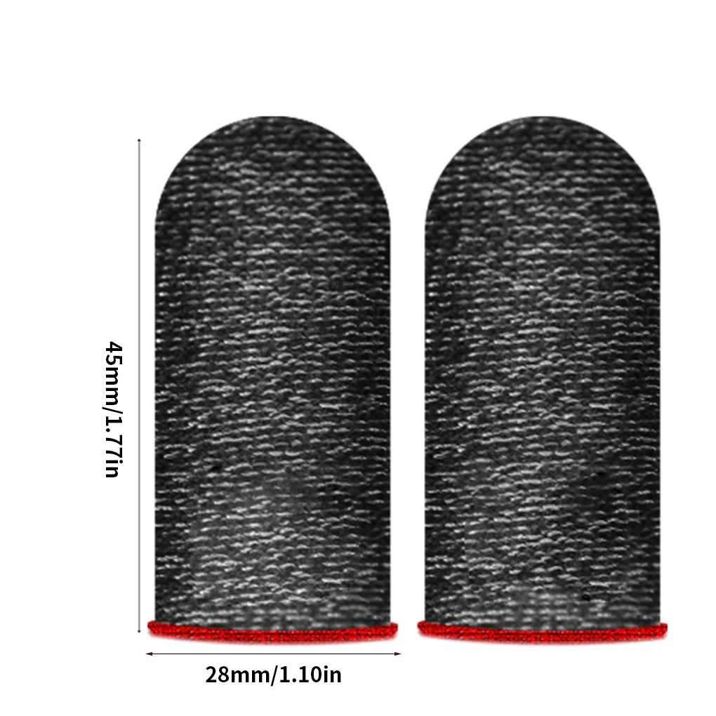 100 زوجًا من قفازات الألعاب ذات الأكمام الإبهام التي تعمل باللمس وواقي مقاوم للعرق للعبة PUBG Mobile #6