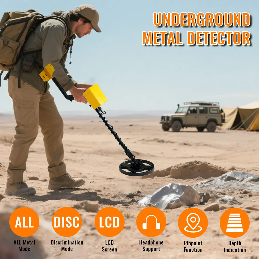 Hot Selling Underground Metal Detector TC-200 High Sensitivity Liquid Crystal Professional Gold Hunter Circuit Waterproof Coil