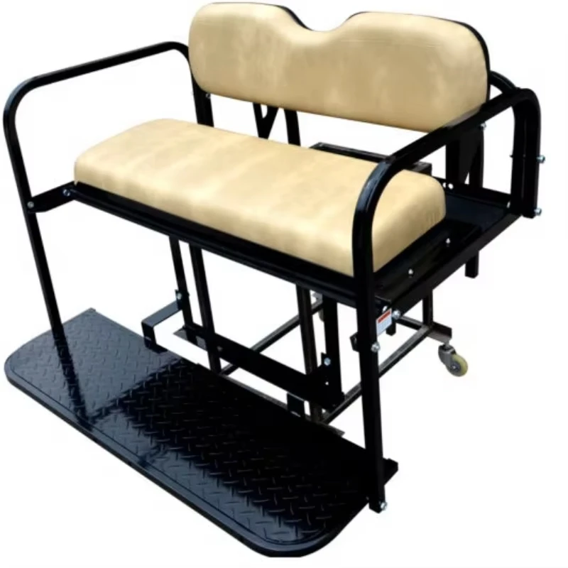 Club Car Precedent Golf Cart Backflip Seat Kit (2004-up) Buff Cushion