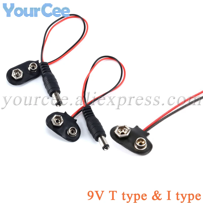 5-шт-9-В-коннектор-для-аккумулятора