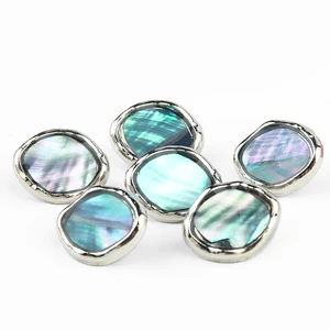 Schwarze Mutter der Perlenschalenknöpfe für Kleidung, Ornamente, Metallknopf, Blusen, Strickjacke, Nähbedarf, 5pcs 8 Hauptverkäufe Mutter Perlenknöpfe - №5