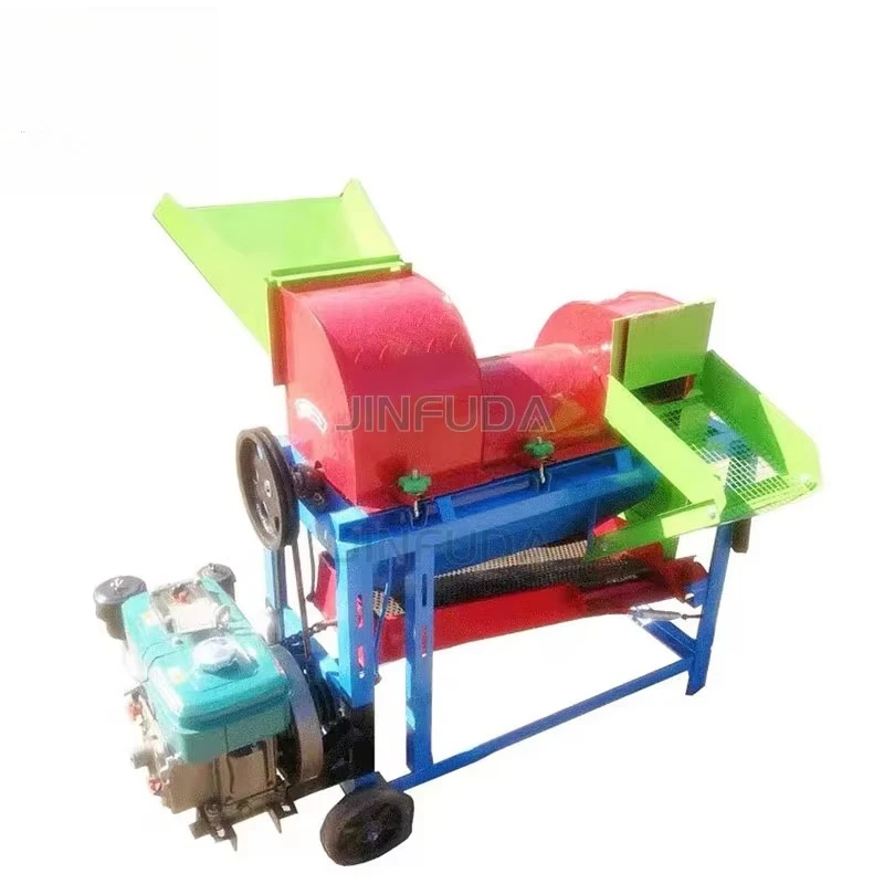 2023 Sweet Steel Hot Product 2019 Provided Corn Peanuts Automatic Wheat Bean Harvester Soybean Small Threshing Machine