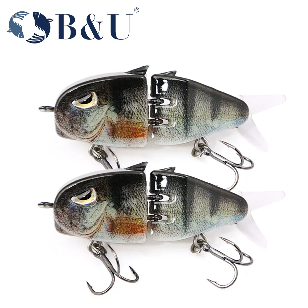 

B&U GLIDE 55mm JERKBAIT SWIM HARD BAIT Slow Sinking Fishing Lure Long Casting Hard Artificial Bait For Pike Bass Trout