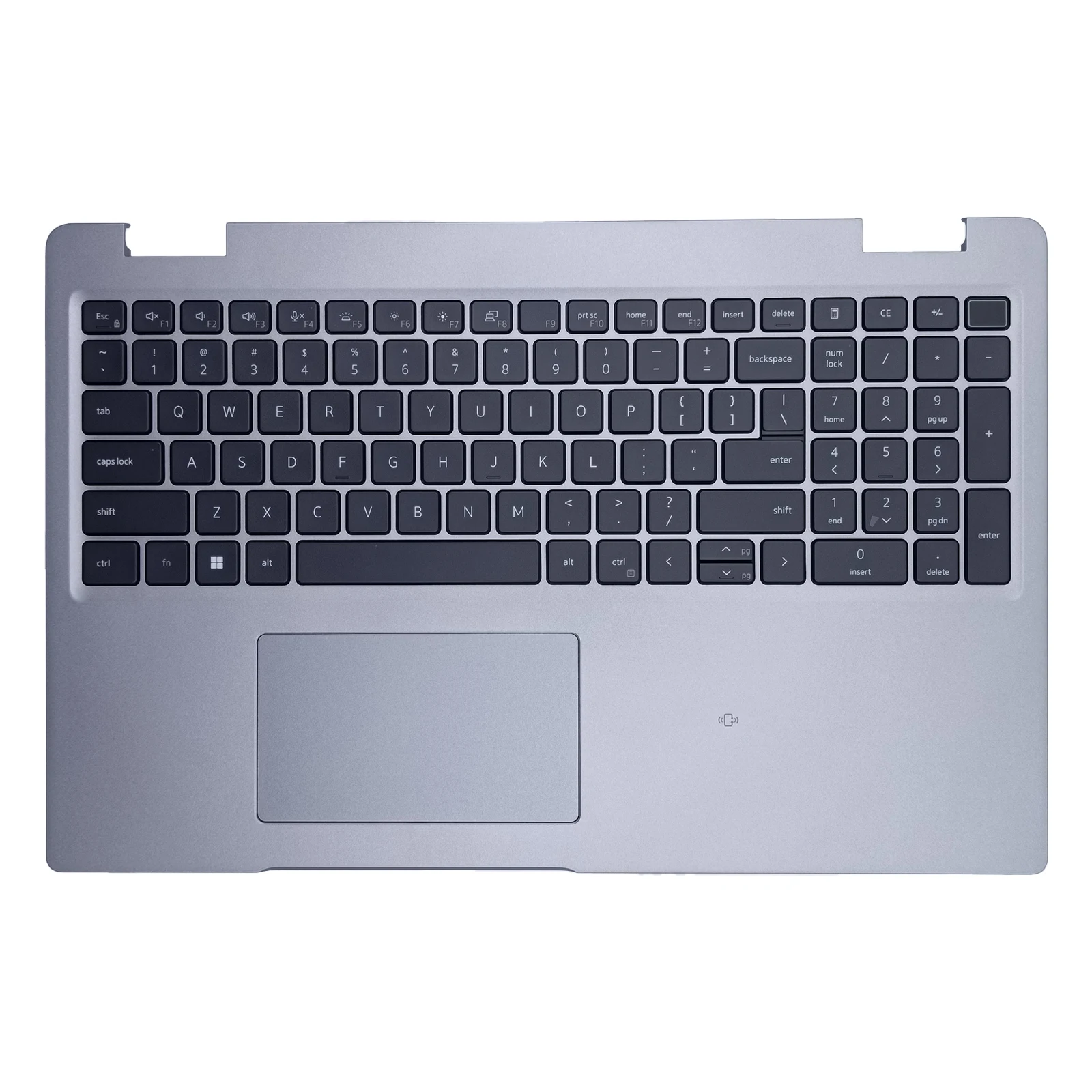 

0TW52H 026RHC for Dell Latitude 5531 Laptop Top Case Backlit Keyboard Touchpad Speaker Silver Notebook Top Cover