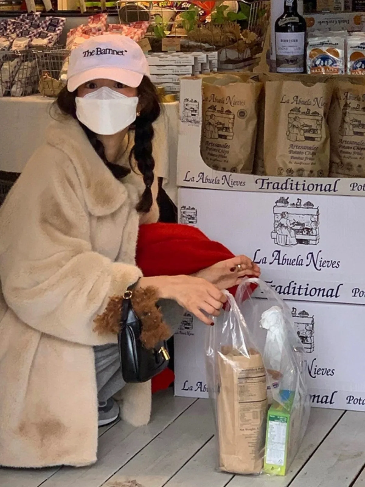 Abrigo de piel sintética, abrigos largos para mujer, tipo doble cara, para fiesta, conejito, prendas de vestir cálidas, novedades, elástico de felpa