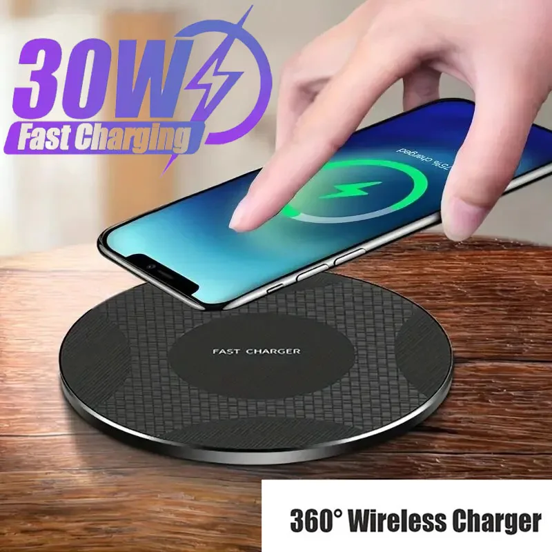 Suporte Carregador Sem Fio Rápido Universal para iPhone 17-11 X XR Samsung S22 S21 Xiaomi 17 15 14 e Celulares Android