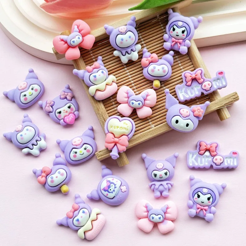 5 قطع مرحبا كيتي الديكور لطيف الكرتون DIY جراب هاتف مشبك شعر التصحيح المواد سطح المكتب اكسسوارات طالب هدية بالجملة