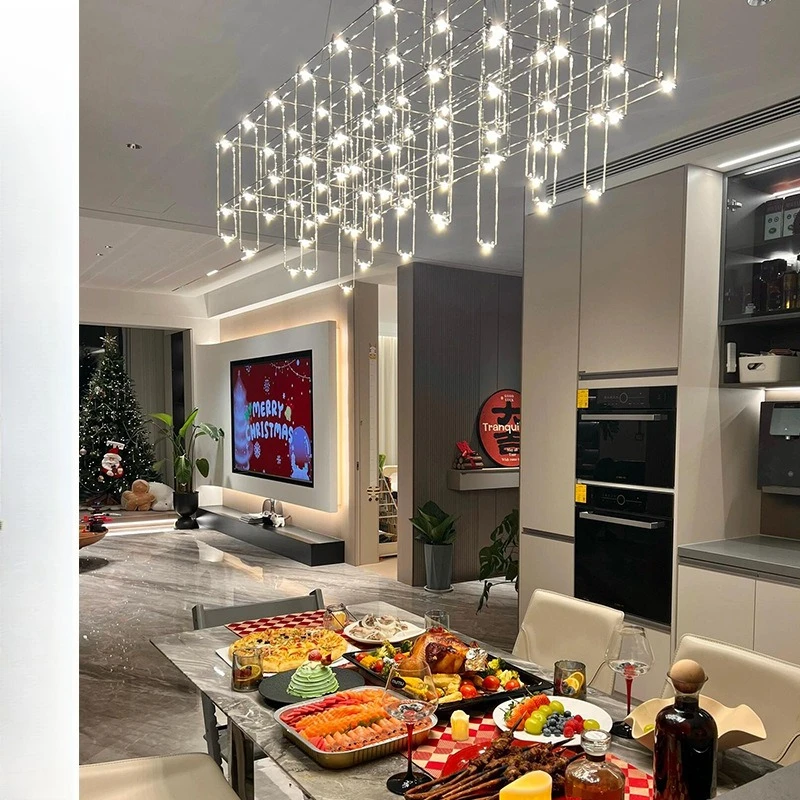 Dining table lamp dining room modern simple light luxury creative personality firefly bar front desk lamp