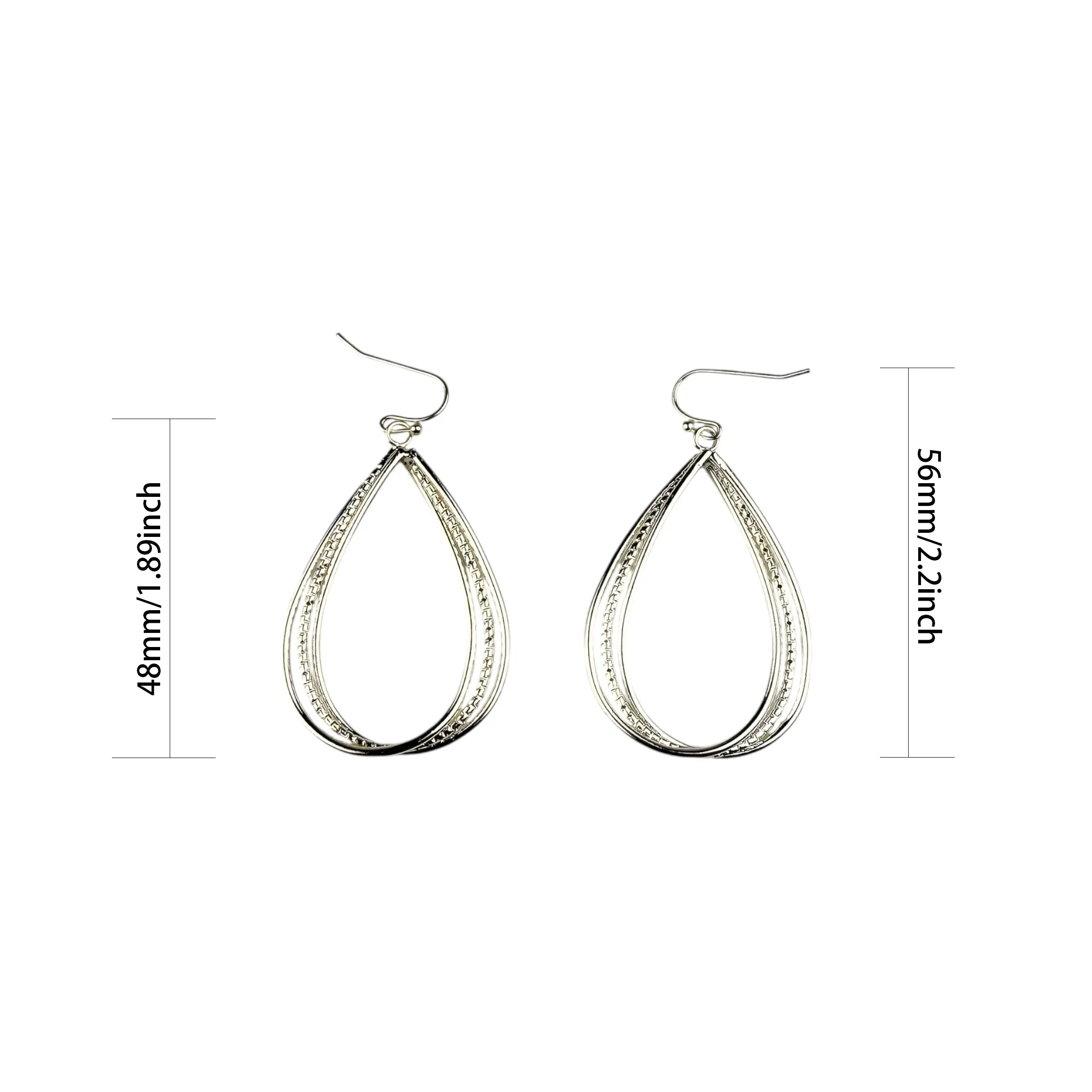 أقراط متدلية على الموضة الأوروبية الأنيقة للنساء فستان حفلات العشاء مكمل إكسسوار مجوهرات أنيق للجو