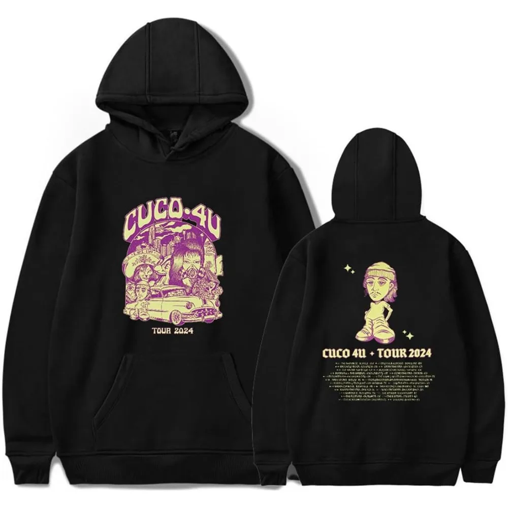 Cuco 4U Tour Merch Hoodies Unisex Hooded Sweatshirt Casual Clothing