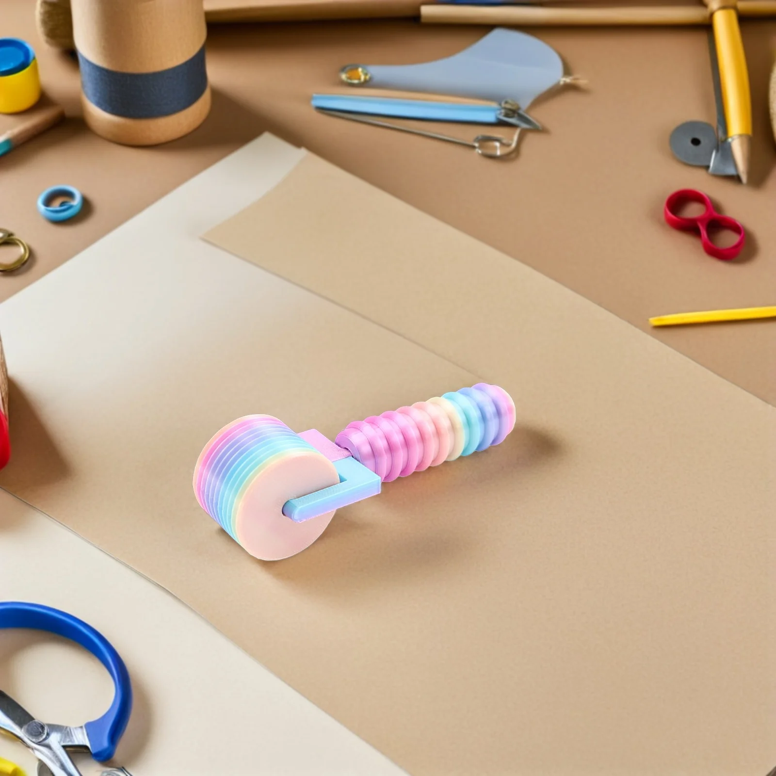 

2pcs Tools Kit Rhinestone Embroidery Wheel Plastic Flattening Roller For Diy Art Crafts Home Decor Projects