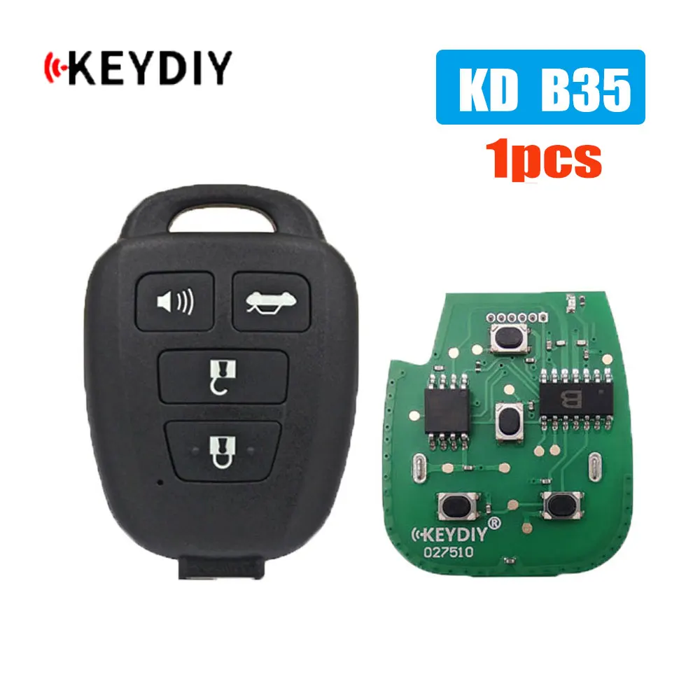 1pcs/lot KEYDIY B35 Car Remote Control Key KD900/KD-X2/KD-MAX MINI Key Programmer Car Keys for Toyota KD B Series Car Remote Key