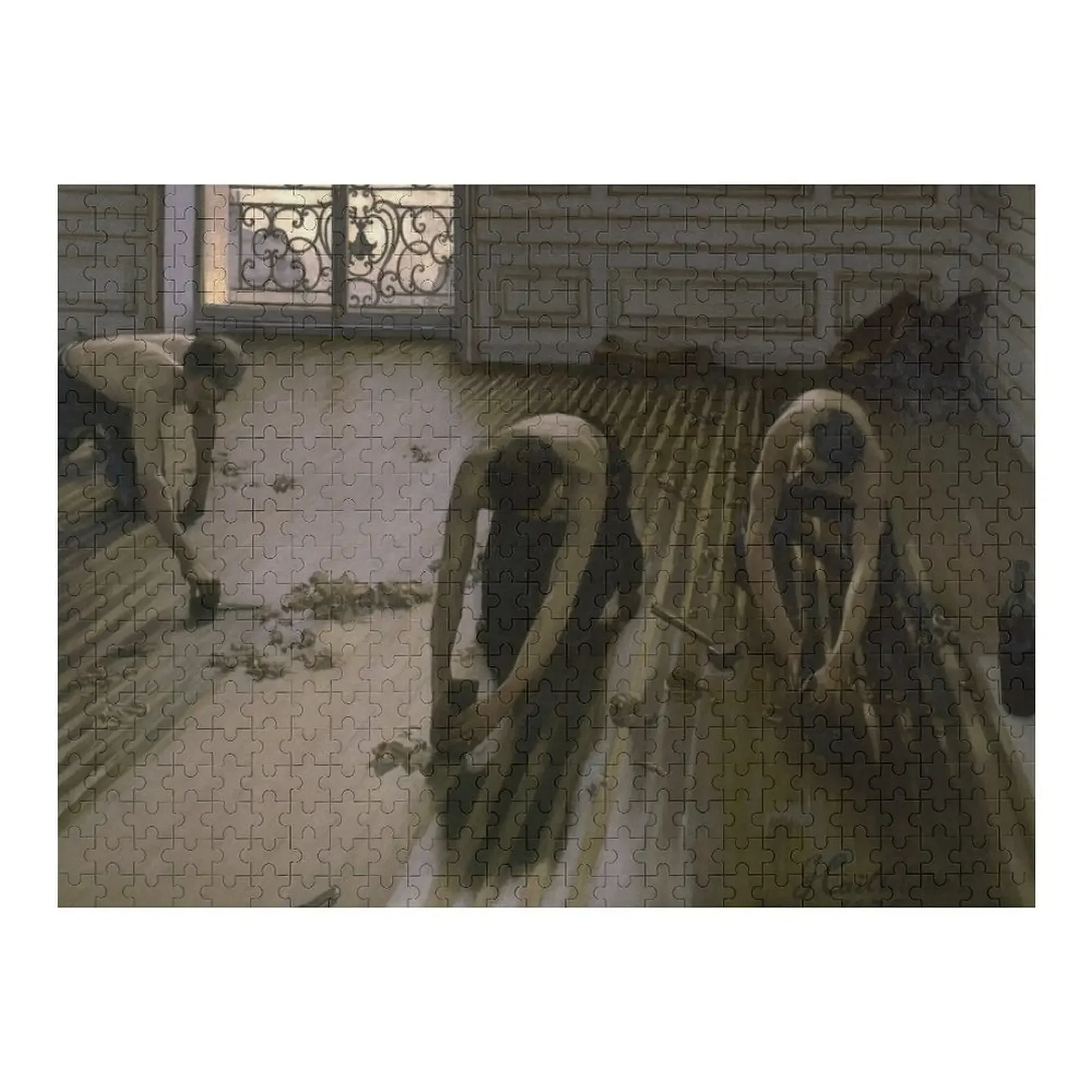 كاشطات الأرضية (Les raboteurs de parquet) - Caillebotte بازل قطع صورة مخصصة للأطفال لعبة ألغاز للأطفال #1