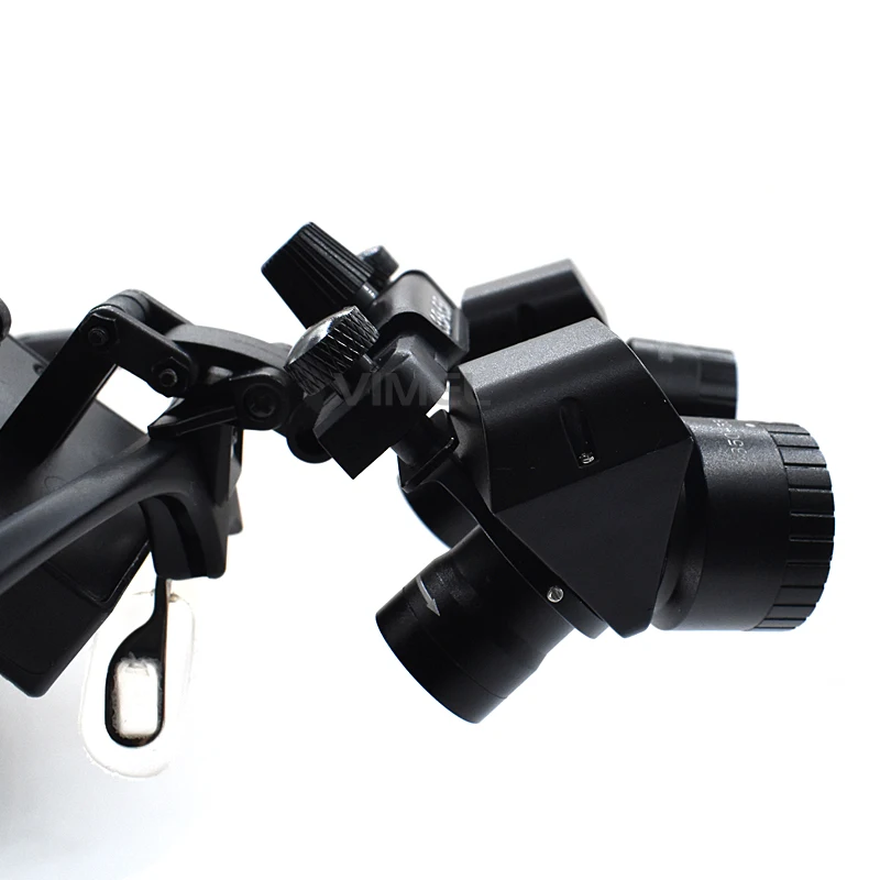 Wireless Wide Field of View and 3.5X-5.5X Variable Magnification Surgical LED Headlamp 350-550mm Working Distance
