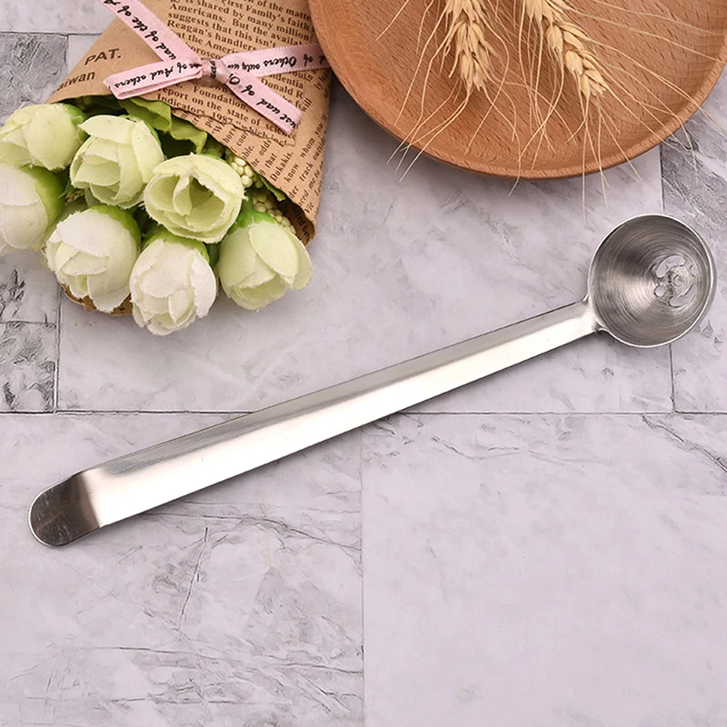 Stainless Steel Olive Spoon With Drain Hole Jam Slotted Spoon Jar Serving Tools Scoop Kitchen Tableware Cooking Utensils