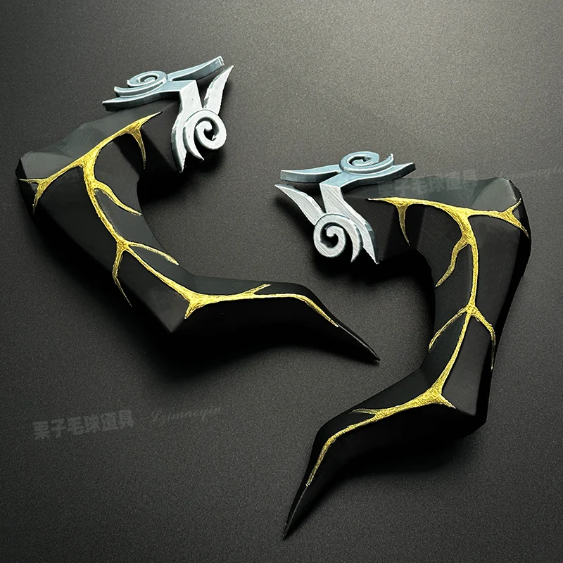 Juego Honkai Star Rail The Dahlia Cosplay Prop peluca Constance Cosplay Prop sombreros cuerno angular para fiesta de Halloween adultos mujeres hombres