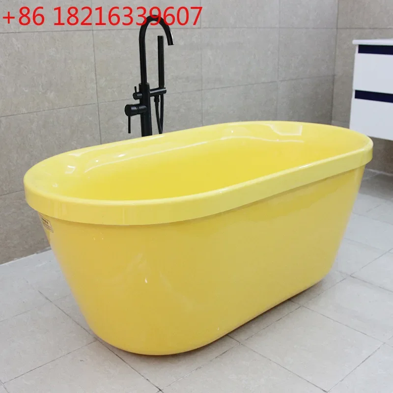 Household adult acrylic small apartment installation-free color double-layer insulation independent