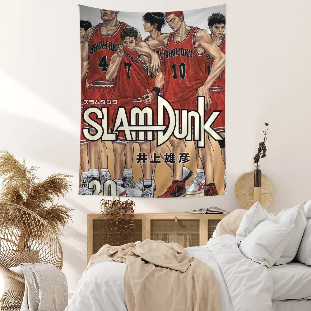 Anime SLAM DUNK Sakuragi DIY Wall Tapestry for Living Room Home Dorm Decor Wall Art Decor