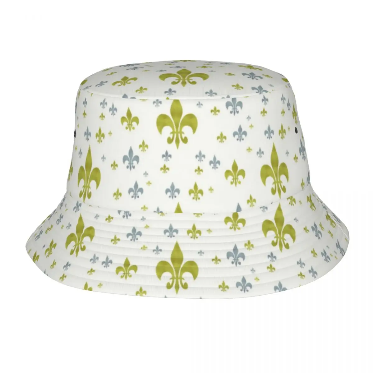 

Foldable Fleur-de-lis Symbol Bucket Hat Unisex Lily Flower Fleur de Lis Summer Beach Sun Lily Flower Fleur de Lis Fisherman Cap