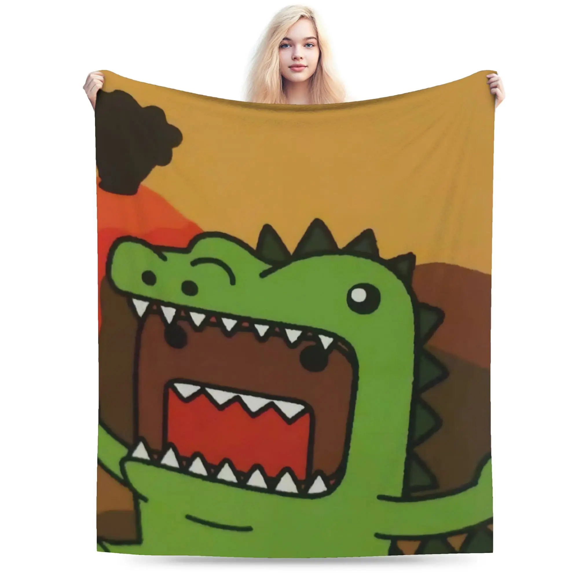 Domo Kun Blanket Super Soft Warm  Throw Blankets for Bed 50x60 Inch Multi-size Bedspread